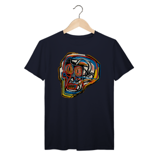 Nome do produto Camiseta Basquiat Skull Streetwear Vintage 100% algodão Prime