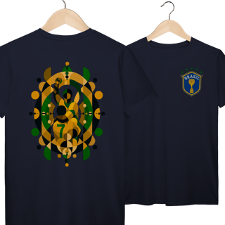 Nome do produto Camiseta do Brasil Pelé Vintage 1970 Algodão Prime