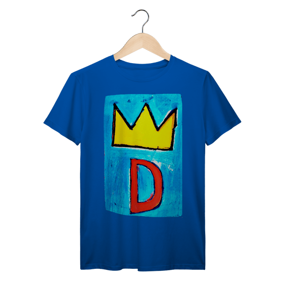 Camiseta Basquiat D Coroa 100% Algodão Prime