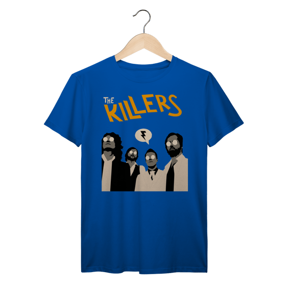 Camiseta The Killers Vintage Indie Rock Retrô Algodão Prime