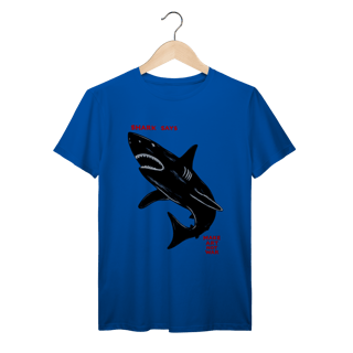 Nome do produto Camiseta John Shark Says Make Art Not War Streetwear Algodão Prime