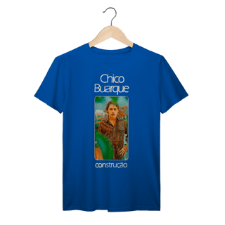 Nome do produto Camiseta MPB Chico Buarque Construção 70s 100% Algodão Prime
