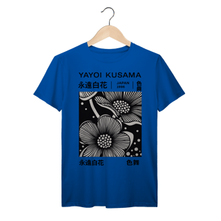 Nome do produto Camiseta Algodão Prime Estampa Floral preta da Yayoi Kusama