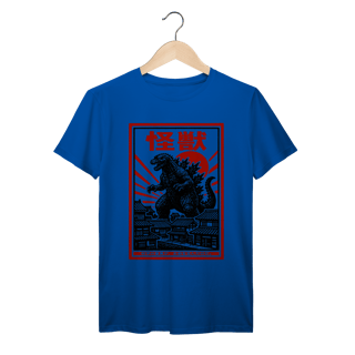 Nome do produto Camiseta Kaiju Godzilla Vintage Japonês Algodão Prime