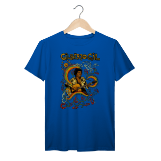 Nome do produto Camiseta Gilberto Gil Arte Tropicalista Vintage 100% Algodão Prime
