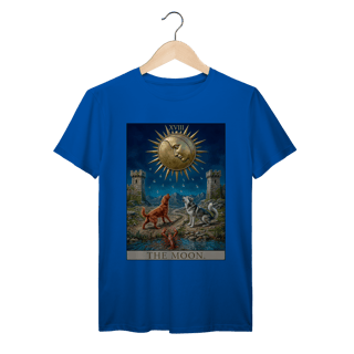 Nome do produto Camiseta de Tarô: A Lua - Camiseta unissex 100% algodão Prime