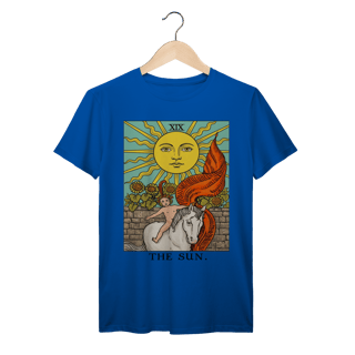 Nome do produto Camiseta de Tarô: O Sol - unissex 100% algodão Prime 