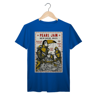 Nome do produto Camiseta Pearl Jam Maracanã 2018 Vintage Rock 100% algodão Prime