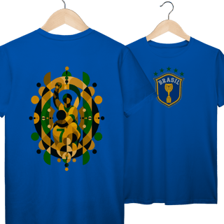 Nome do produto Camiseta Seleção Brasileira Copa do Mundo 2026 Vintage Algodão Prime