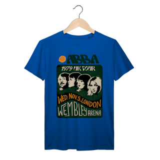 Nome do produto Camiseta ABBA Vintage 1979 UK Tour Algodão Premium 
