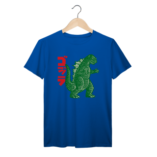 Nome do produto Camiseta Godzilla Kaiju Retrô Algodão Prime 