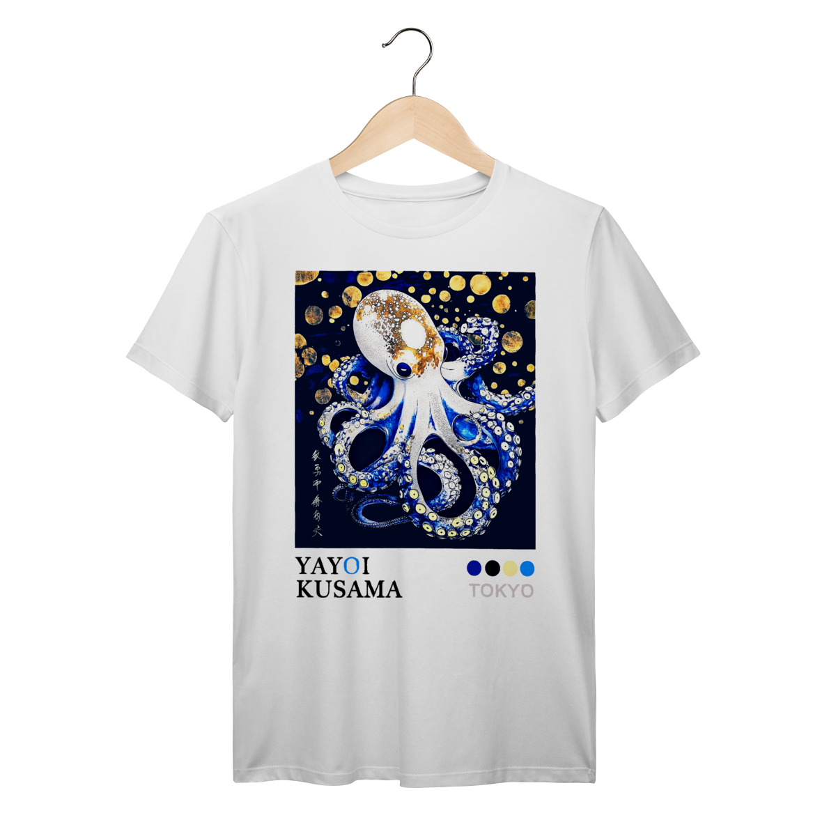 Nome do produto: Camiseta Yayoi Kusama Polvo Museu Paris Algodão Prime