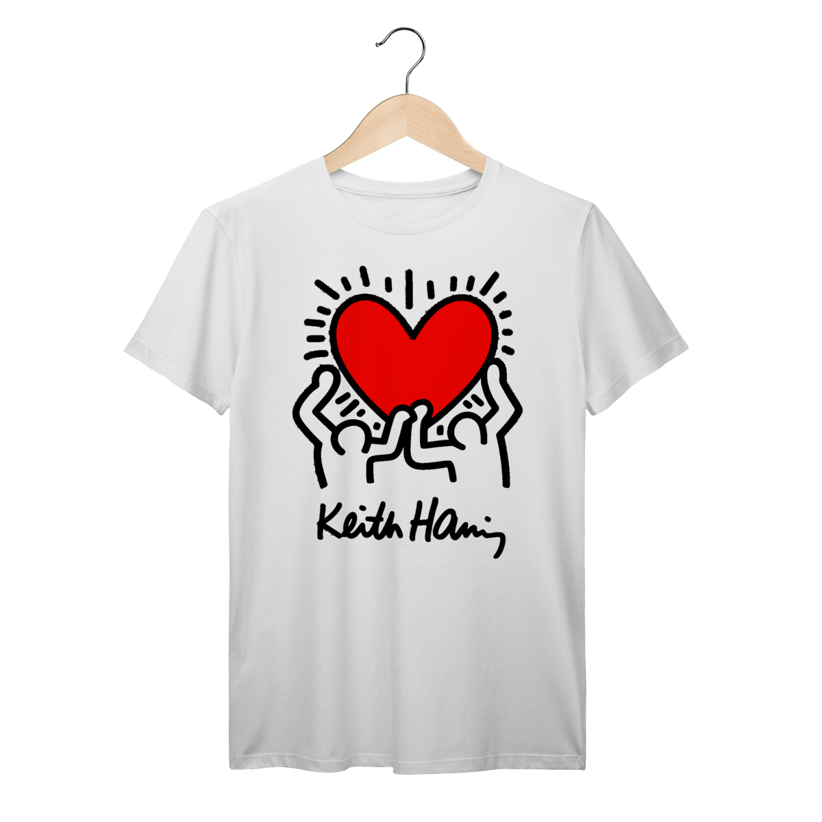 Nome do produto: Camiseta Keith Haring Coração Prime 