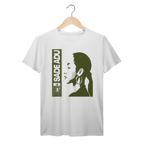 Camiseta Sade Adu Vintage Soul Jazz R&B Algodão Prime