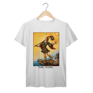Nome do produto Camiseta de Tarô: O Louco - Camiseta unissex 100% algodão Prime 