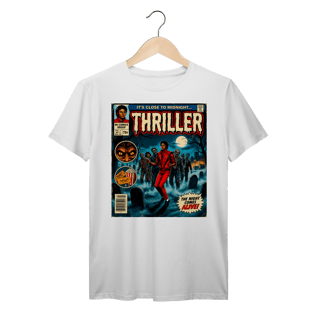 Nome do produto Camiseta Michael Jackson Thriller Vintage Comic Algodão Prime