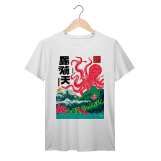 Nome do produto Camiseta Japanese Octopus Streetwear Algodão Prime
