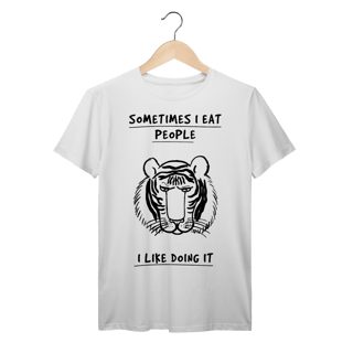 Nome do produto Camisetas John Sometimes I Eat Streetwear Algodão Prime