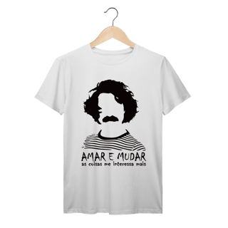 Nome do produto Camiseta Belchior MPB Retrô Frase Icônica 100% Algodão Prime