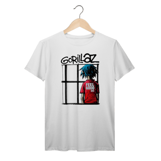 Nome do produto Camiseta Gorillaz Feel Good Inc Vintage 100% Algodão Prime