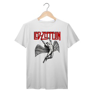 Nome do produto Camiseta Led Zeppelin Classic Rock Vintage 100% Algodão Prime
