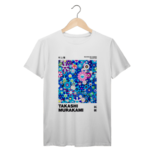 Nome do produto Camiseta Takashi Murakami Blue Flowers Algodão Prime