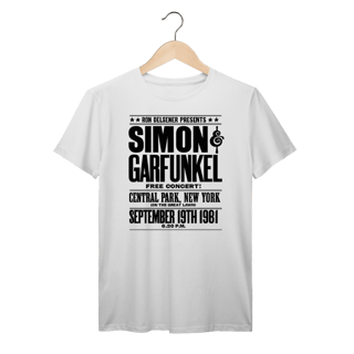 Nome do produto Camiseta Simon & Garfunkel New York 1981 | Concerto Histórico | Algodão Prime