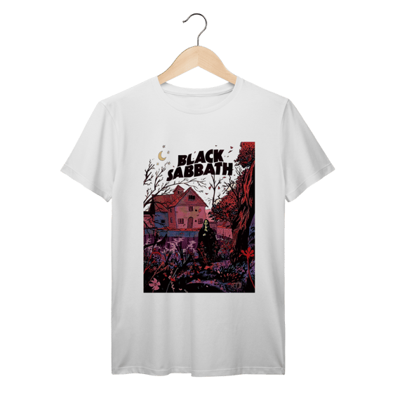 amiseta Black Sabbath Vintage Heavy Metal Rock Clássico Algodão Prime