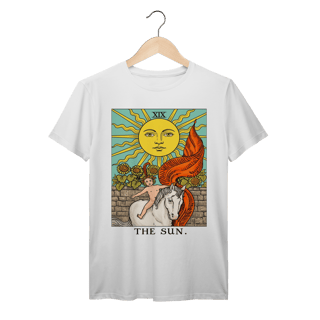 Nome do produto Camiseta de Tarô: O Sol - unissex 100% algodão Prime 