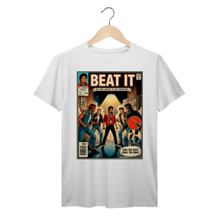 Nome do produto Camiseta Michael Jackson Beat It Vintage Comic Algodão Prime 