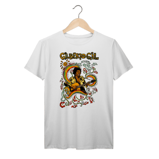 Nome do produto Camiseta Gilberto Gil Arte Tropicalista Vintage 100% Algodão Prime