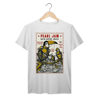 Nome do produto Camiseta Pearl Jam Maracanã 2018 Vintage Rock 100% algodão Prime