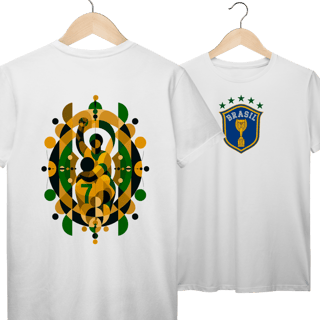 Nome do produto Camiseta Seleção Brasileira Copa do Mundo 2026 Vintage Algodão Prime