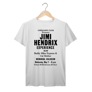 Nome do produto Camiseta Jimi Hendrix Experience Rock Clássico Retrô Algodão Prime