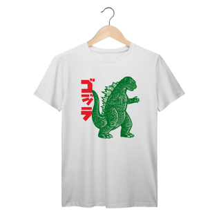 Nome do produto Camiseta Godzilla Kaiju Retrô Algodão Prime 