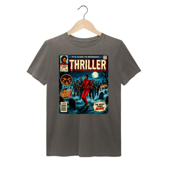 Camiseta Michael Jackson Thriller Vintage Comic Estonada