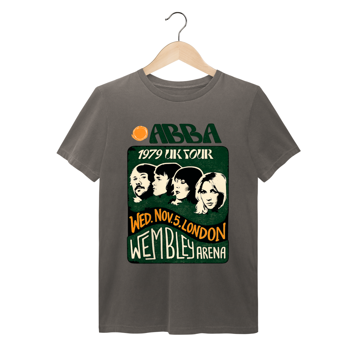 Nome do produto: Camiseta ABBA Wembley Arena London Vintage Estonada