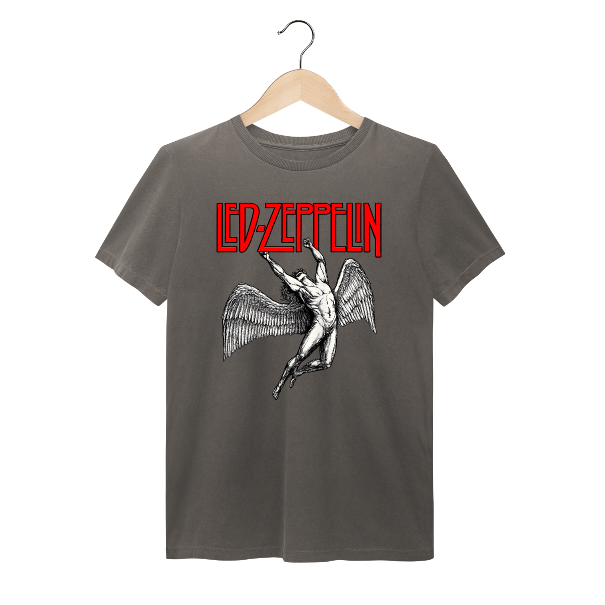 Nome do produto: Camiseta Led Zeppelin Icarus Vintage Estonada