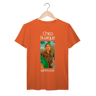 Nome do produto Camiseta MPB Chico Buarque Construção 70s 100% Algodão Prime