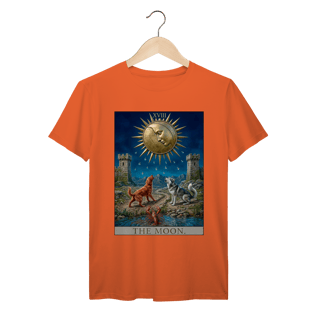 Nome do produto Camiseta de Tarô: A Lua - Camiseta unissex 100% algodão Prime