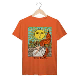 Nome do produto Camiseta de Tarô: O Sol - unissex 100% algodão Prime 