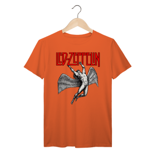 Nome do produto Camiseta Led Zeppelin Classic Rock Vintage 100% Algodão Prime