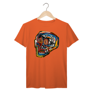 Nome do produto Camiseta Basquiat Skull Streetwear Vintage 100% algodão Prime