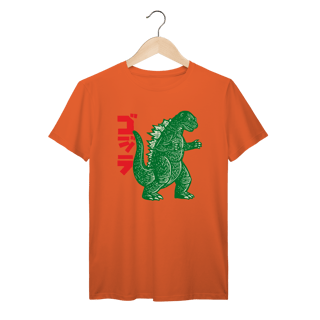 Nome do produto Camiseta Godzilla Kaiju Retrô Algodão Prime 