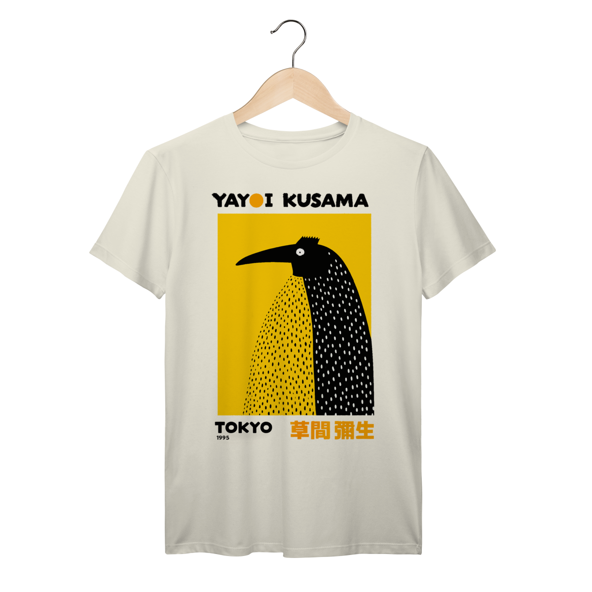 Nome do produto: Camiseta Yayoi Kusama Passaro Tokyo 1995 Prime