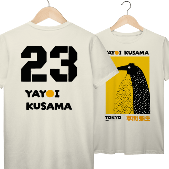 Camiseta Yayoi Kusama Tokyo 1995 Frente & Costas Prime