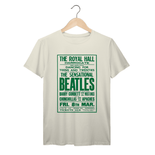 Nome do produto Camiseta The Beatles em Algodão Prime do icônico pôster Royal Hall 