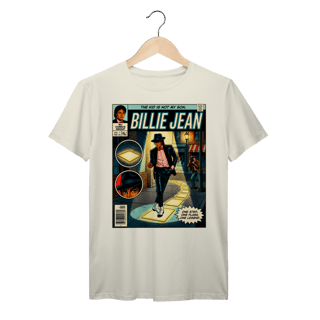 Camiseta Michael Jackson Billie Jean Vintage Comic Algodão Prime
