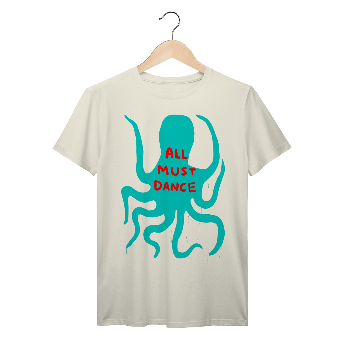 Nome do produto: Camiseta Polvo All Must Dance Algodão Prime  