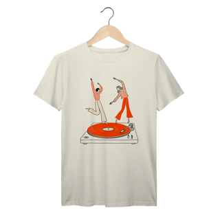 Nome do produto Camiseta Dancing Vinyl Vintage Algodão Prime